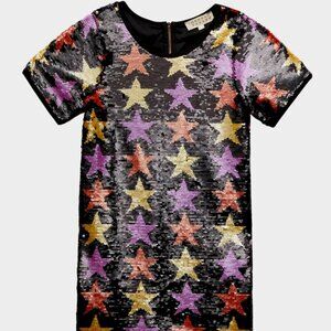 Hannah Banana Sequin Star Dress(es), Twin GIrls, 2T